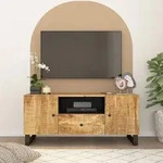 vidaXL TV-Schrank 105x33,5x46 cm Massivholz Mango & Holzwerkstoff