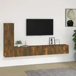 vidaXL 3-tlg. TV-Schrank-Set R&auml;uchereiche Holzwerkstoff