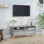 vidaXL TV-Schrank Grau Sonoma 100x34,5x44,5 cm Holzwerkstoff