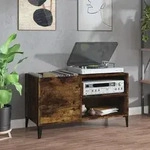 vidaXL Plattenschrank R&auml;uchereiche 84,5x38x48 cm Holzwerkstoff