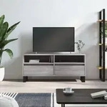 vidaXL TV-Schrank Grau Sonoma 100x34,5x44,5 cm Holzwerkstoff