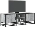vidaXL TV-Schrank Grau Sonoma 120x35x41 cm Holzwerkstoff und Metall