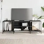 vidaXL TV-Schrank Schwarz 153x37x50 cm Holzwerkstoff