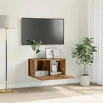 vidaXL TV-Schrank Alter Holz Spanplatte Mittel TV-Schrank Rechteckig