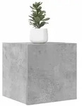 vidaXL TV-Wandschr&auml;nke 2 Stk. Betongrau 30,5x30x30 cm