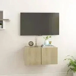 vidaXL TV-H&auml;ngeschrank Sonoma-Eiche 60x30x30 cm
