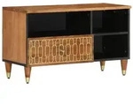 vidaXL TV-Schrank 80x33x46 cm Massivholz Mango