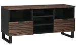 vidaXL TV-Schrank 100x33.5x46 cm aus massivem und engineered Holz