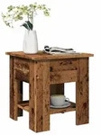 vidaXL Couchtisch Altholz-Optik 40x40x42 cm Holzwerkstoff