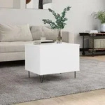 vidaXL Couchtisch Wei&szlig; 60x44,5x45 cm Holzwerkstoff