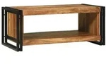 vidaXL Couchtisch 90x50x38 cm Massivholz Akazie