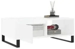 vidaXL Couchtisch Wei&szlig; 90x60x35 cm Holzwerkstoff