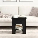 vidaXL Couchtisch Schwarz Eiche 40x40x42 cm Holzwerkstoff