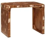 vidaXL Beistelltisch 60 x 35 x 46 cm Massives, recyceltes Holz