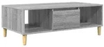 vidaXL Couchtisch Graues Sonoma 102 x 55 x 35 cm Holzwerkstoff