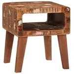 vidaXL Beistelltische Mehrfarbig 40 x 32 x 46 cm recyceltes Massivholz