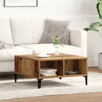 vidaXL Couchtisch Altholz 60x60x30 cm Holzwerkstoff
