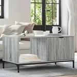vidaXL Couchtisch Graues Sonoma 90 x 49 x 46 cm Holzwerkstoff