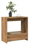 vidaXL Beistelltisch Artisan-Eiche 50x26x50 cm Holzwerkstoff