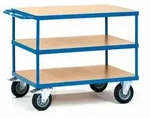 Fetra 2421 Tischwagen Stahl pulverbeschichtet Traglast (max.): 500kg Brillantblau
