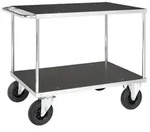 Kongamek Tischwagen, verzinkt 1300x800x870mm Ladefl&auml;che aus MDF, Schiebegriff mit