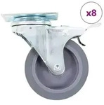 vidaXL 8 Stk. Lenkrollen 75 mm