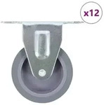 vidaXL 12 Stk. Bockrollen 75 mm