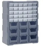 vidaXL Multi-Schubladen-Organizer mit 39 Schubladen 38x16x47 cm