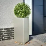 vidaXL Pflanzk&uuml;bel 2 Stk. Dreieckig 50x43x75 cm Edelstahl