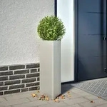 vidaXL Pflanzk&uuml;bel 2 Stk. Dreieckig 30x26x75 cm Edelstahl