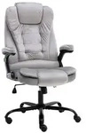 vidaXL B&uuml;rostuhl Hellgrau Samt
