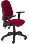 B&uuml;rodrehstuhl mit Armlehne rot