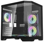 Darflash FT350 Computergeh&auml;use + 5 aRGB-L&uuml;fter (schwarz)