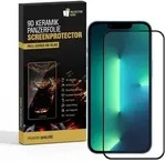 3x 9D Keramik-Glass f&uuml;r iPhone 14 FULL COVER 3D KLAR Panzerfolie Displayschutz