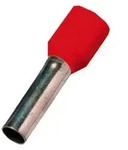 Intercable ICIAE9525 Aderendh&uuml;lse DIN46228T4 95qmm 25mm verzinnt rot (Inhalt 25