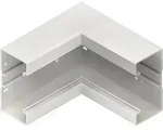 1St. Inneneck 90 , mit Bodenlochung, 133x66 mm, reinwei&szlig; BI1308.3