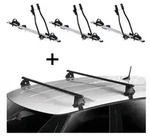 3x Fahrradtr&auml;ger SAGITTAR + Dachtr&auml;ger VDP EVO Stahl kompatibel mit f&uuml;r VW...