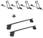 4x Fahrradtr&auml;ger SAGITTAR + Dachtr&auml;ger K1 MEDIUM kompatibel mit f&uuml;r Mercedes...