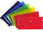 Exacompta 30x Tasche mit Druckknopf Iderama aus PP - Farben sortiert - 34420E