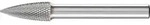 PFERD TOOLS 21122593 Fr&auml;sstift Hartmetall Spitzbogen L&auml;nge 60mm...