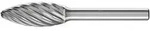 Fr&auml;sstift - PFERD - Hartmetall - Schaft-&Oslash; 6 mm - f&uuml;r INOX - Flammenform -