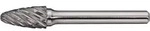 Fr&auml;sstift RBF Special Steel D.10mm Kopf-L.20mm Schaft-D.6mm HM Verz.Kreuz TW