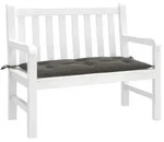 vidaXL Gartenbank-Auflage Melange Dunkelgrau 100x50x7 cm Stoff