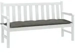 vidaXL Gartenbank-Auflage Melange Dunkelgrau 150x50x7 cm Stoff