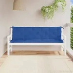 vidaXL Gartenbank-Auflagen 2 Stk. Blau 180x50x7 cm Oxford-Gewebe