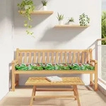 vidaXL Palettenkissen f&uuml;r Bank Dschungel 200x40x8 cm Oxford-Gewebe