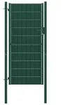 vidaXL Zauntor PVC und Stahl 100x204 cm Gr&uuml;n