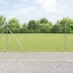 vidaXL Feldzaun 1,2x25 m Verzinkter Stahl