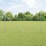 vidaXL Feldzaun 1,4 x 25 m Verzinkter Stahl