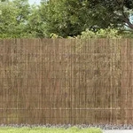 vidaXL Gartenzaun 600x100 cm Schilf